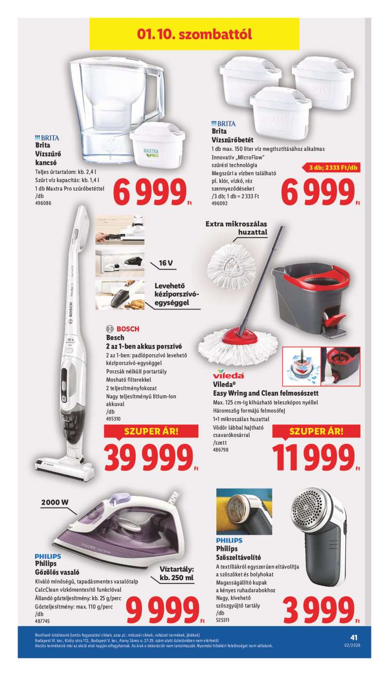 Lidl Érvényes 01.08-tól 41 oldal