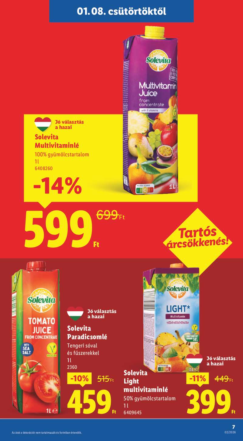 Lidl Érvényes 01.08-tól 5 oldal