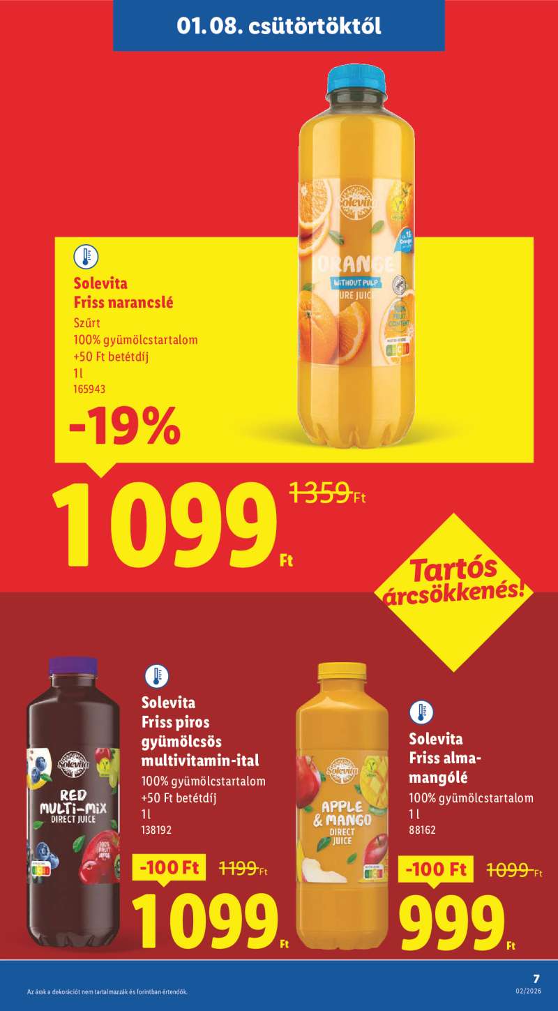 Lidl Érvényes 01.08-tól 7 oldal