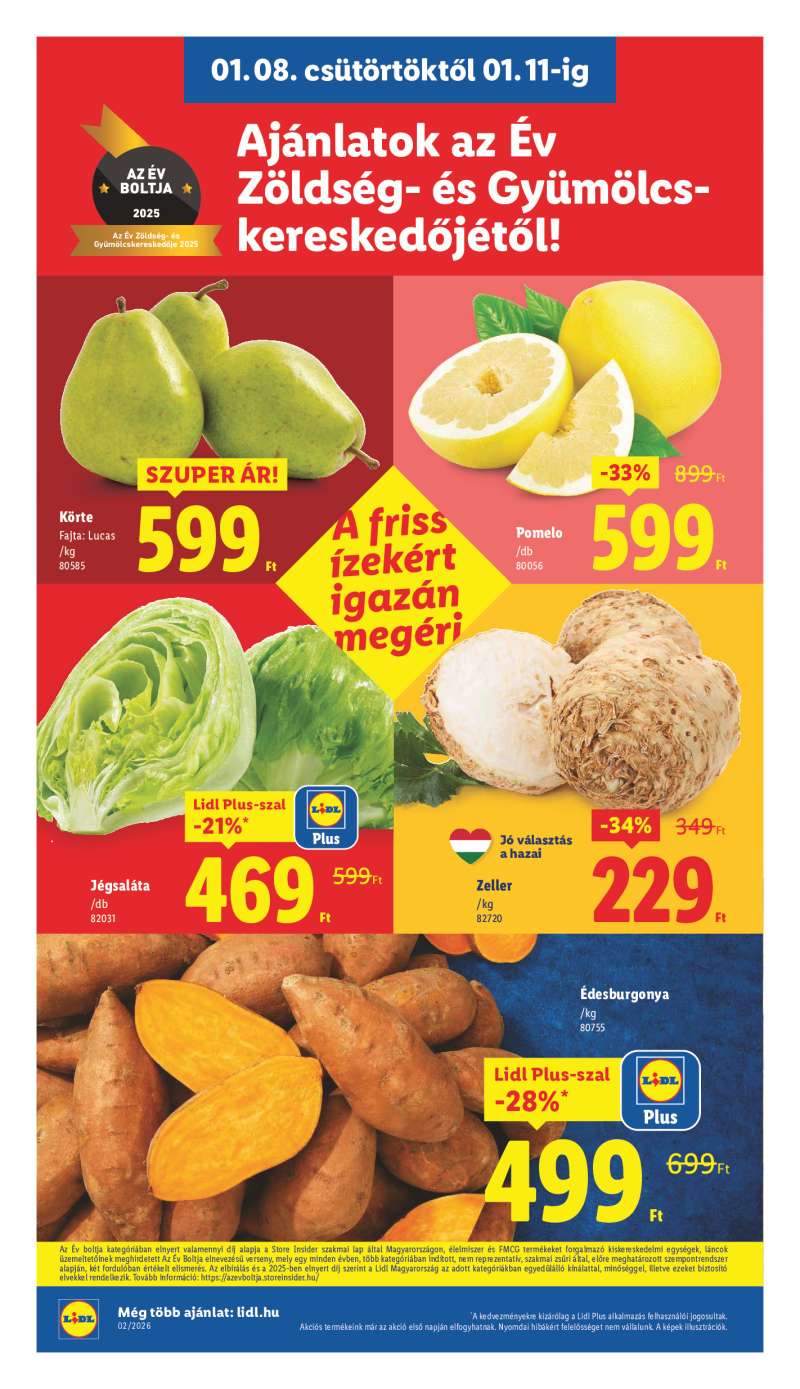 Lidl Érvényes 01.08-tól 8 oldal