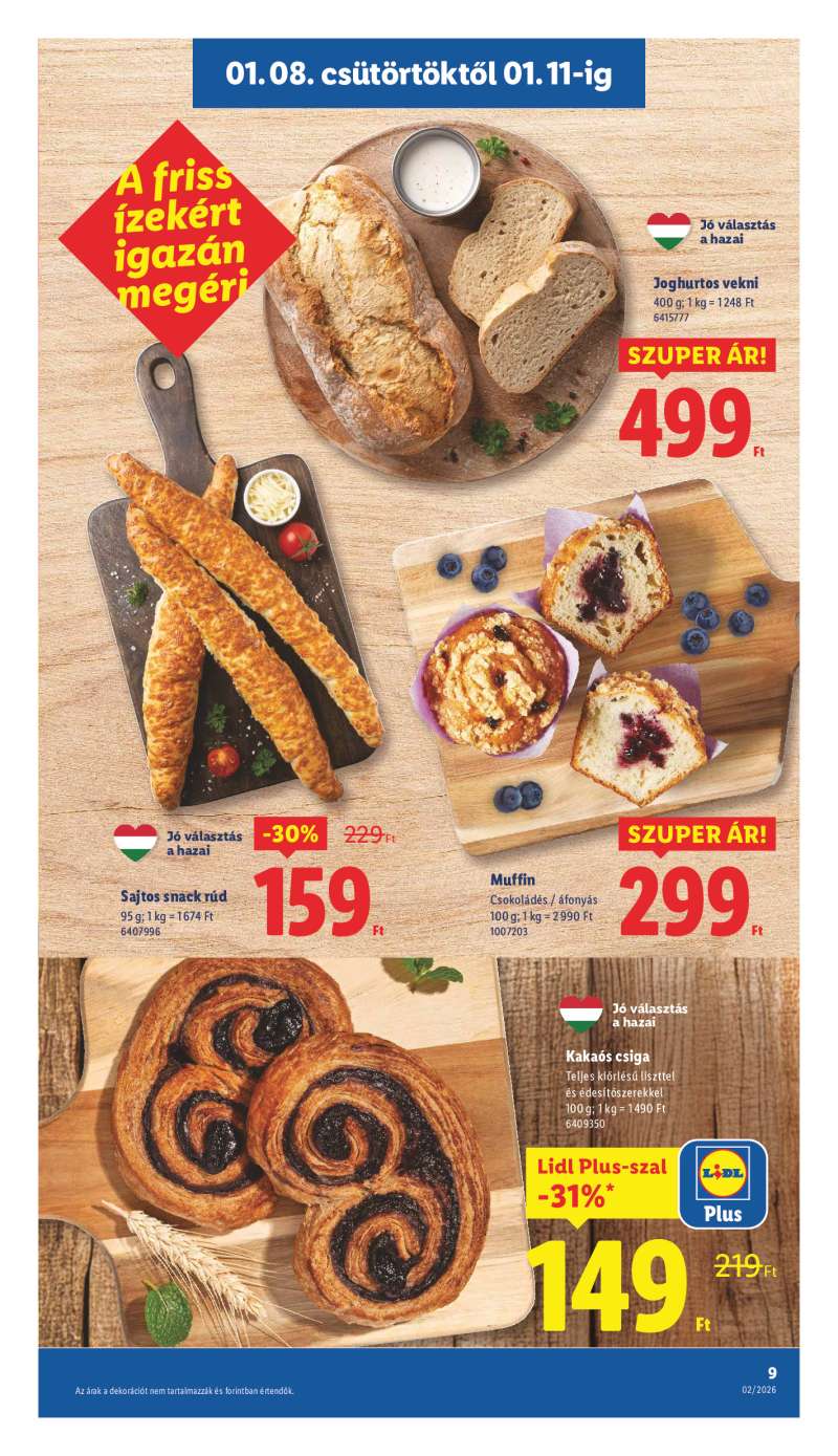 Lidl Érvényes 01.08-tól 9 oldal