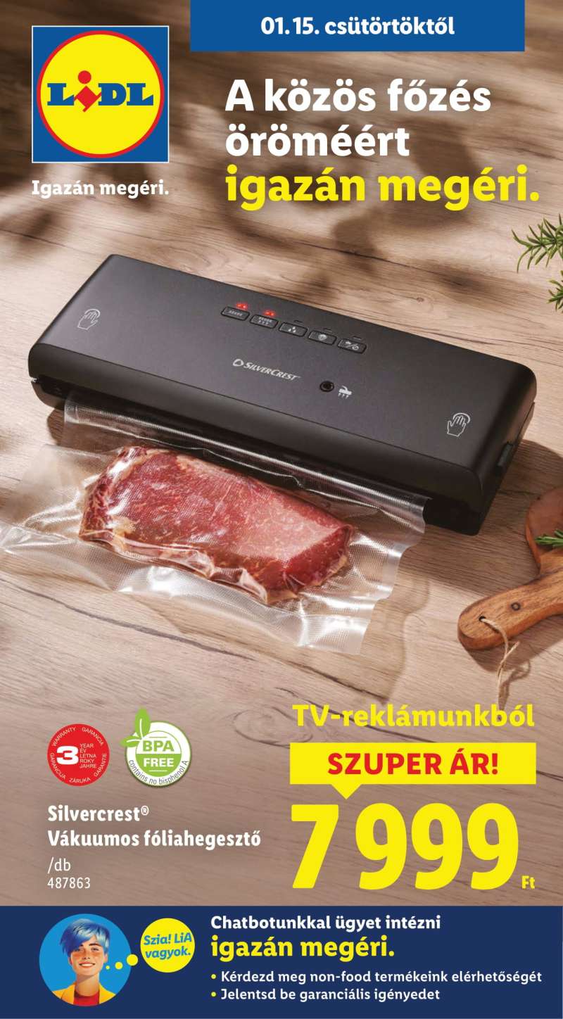 Lidl Akciós Újság NonFood 1 oldal