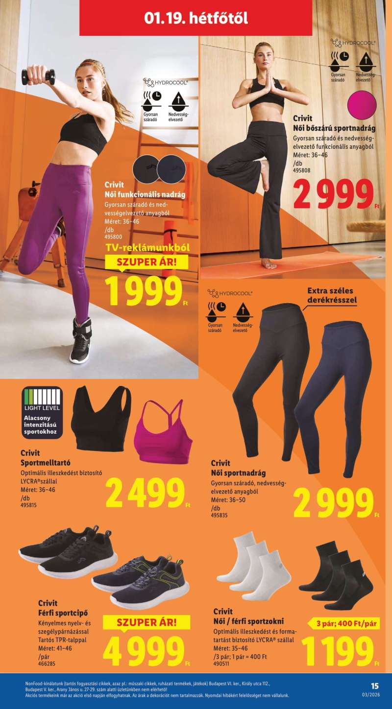 Lidl Akciós Újság NonFood 15 oldal