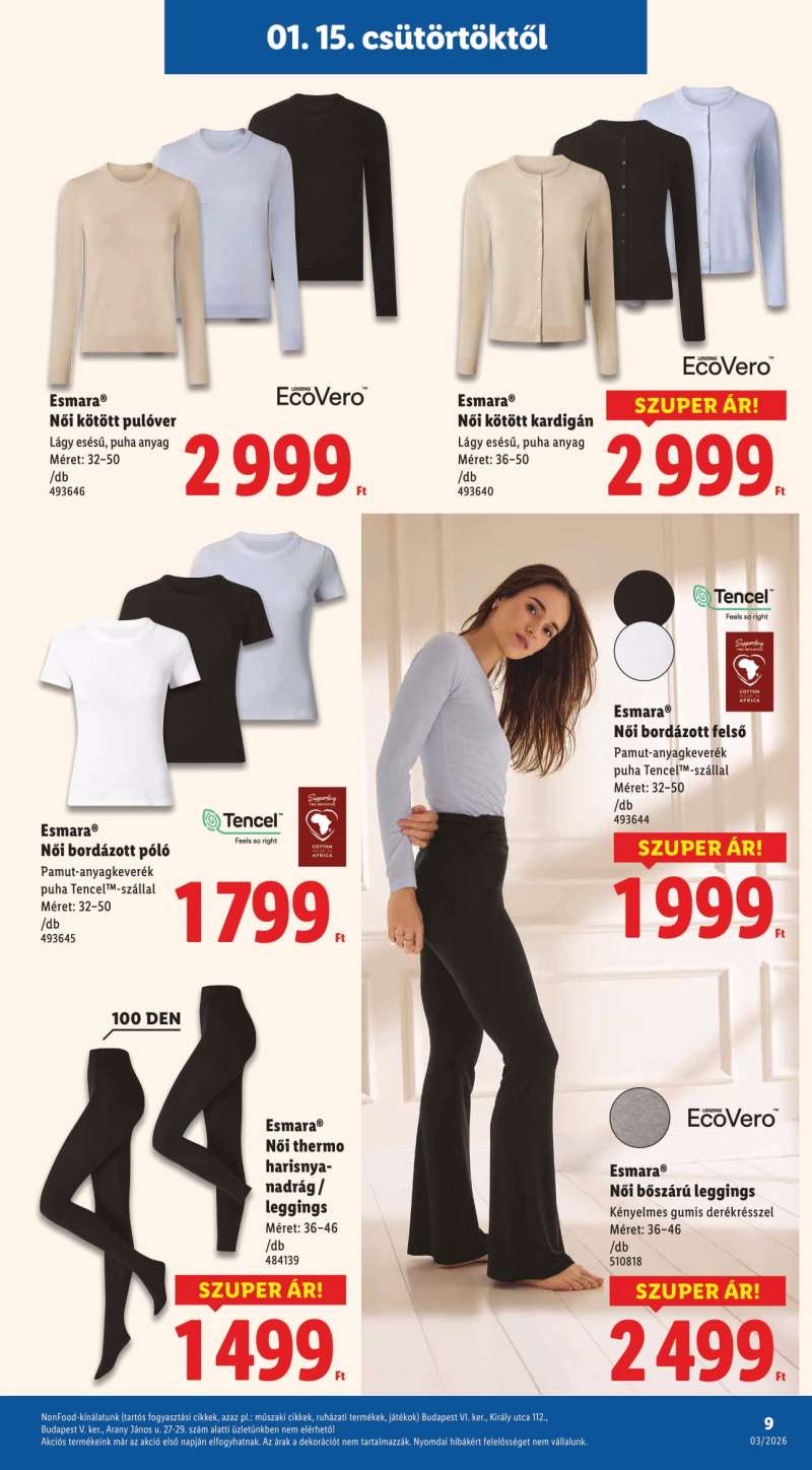 Lidl Akciós Újság NonFood 9 oldal
