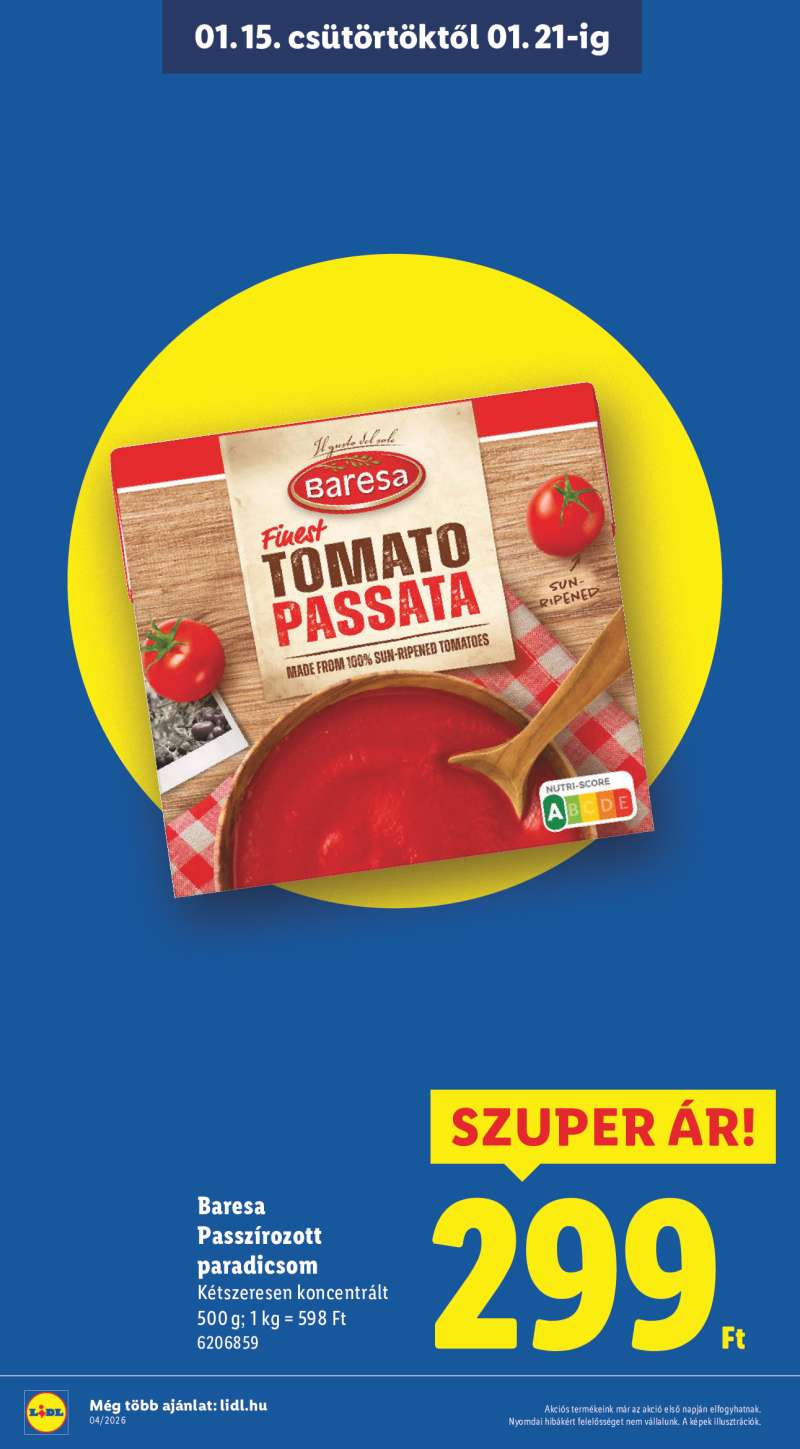 Lidl Érvényes 01.15-től 2 oldal
