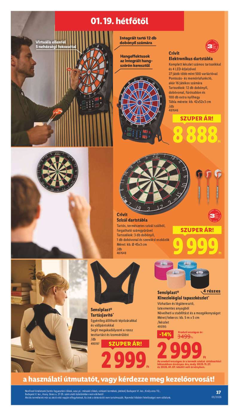 Lidl Érvényes 01.15-től 37 oldal