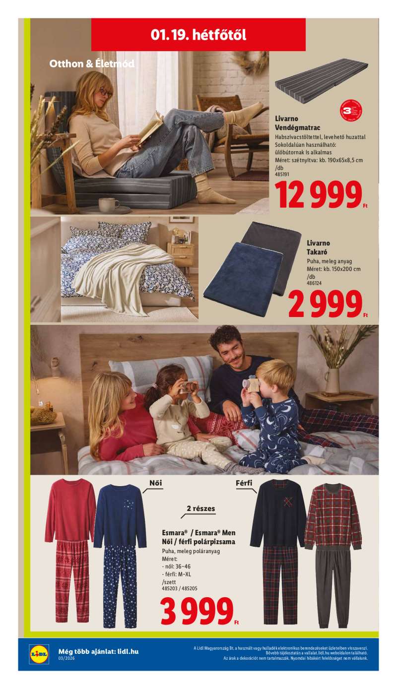 Lidl Érvényes 01.15-től 40 oldal