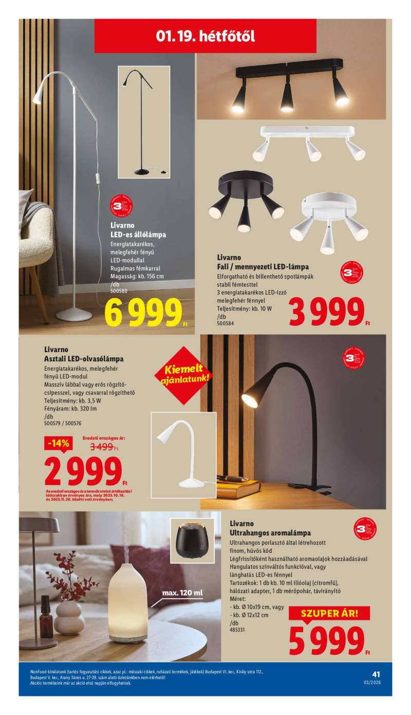 Lidl Érvényes 01.15-től 41 oldal