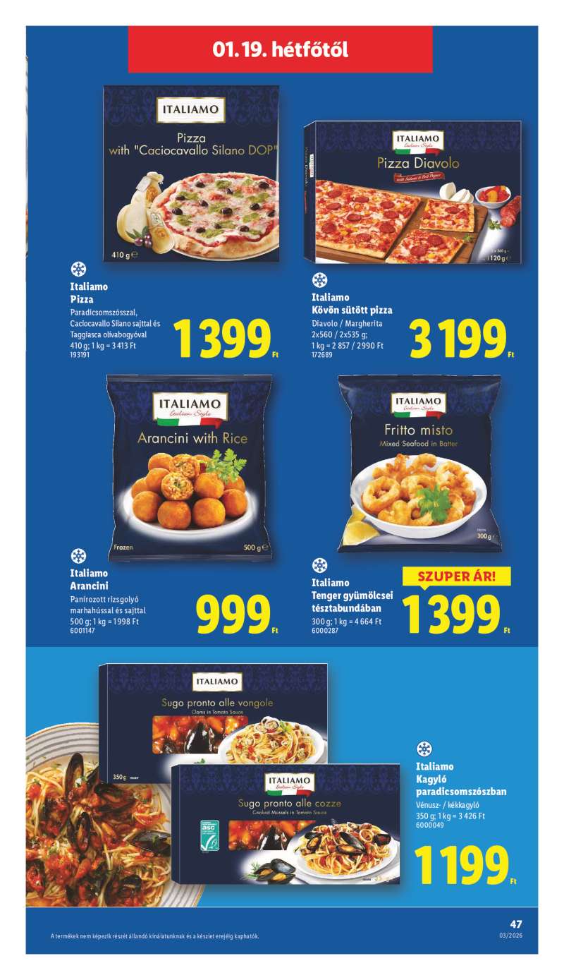 Lidl Érvényes 01.15-től 47 oldal