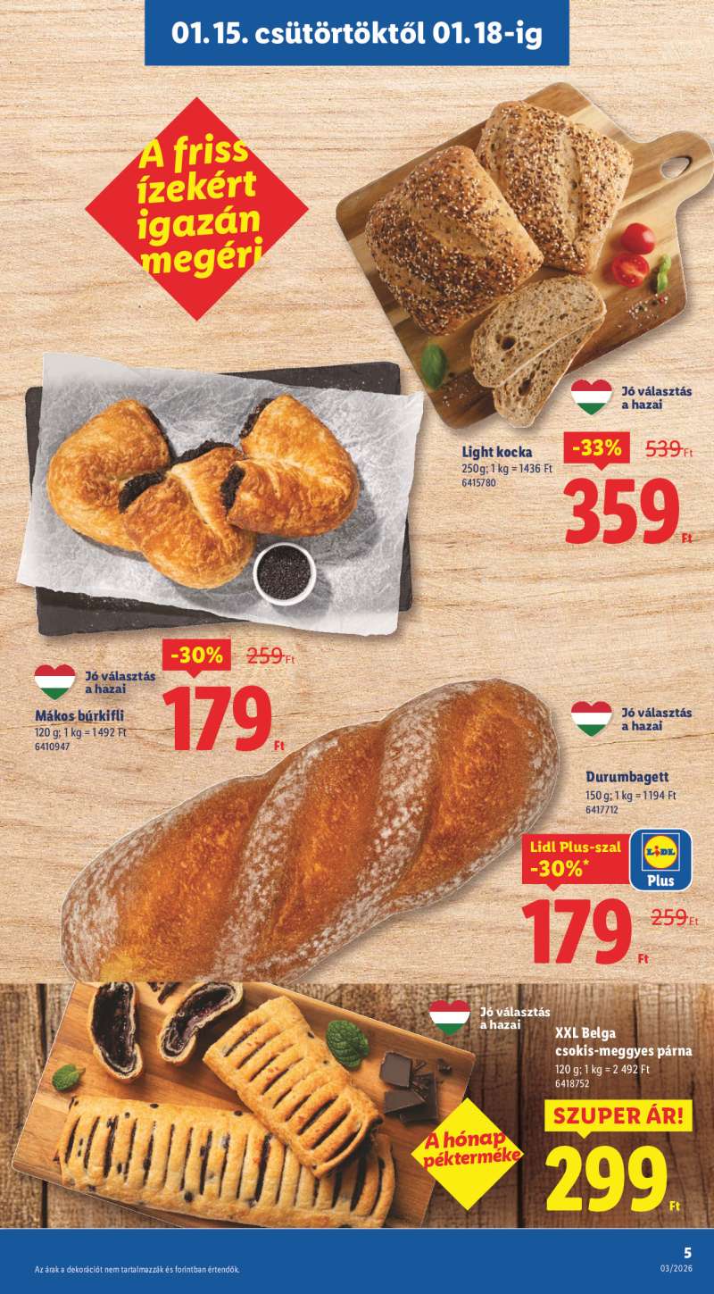 Lidl Érvényes 01.15-től 5 oldal