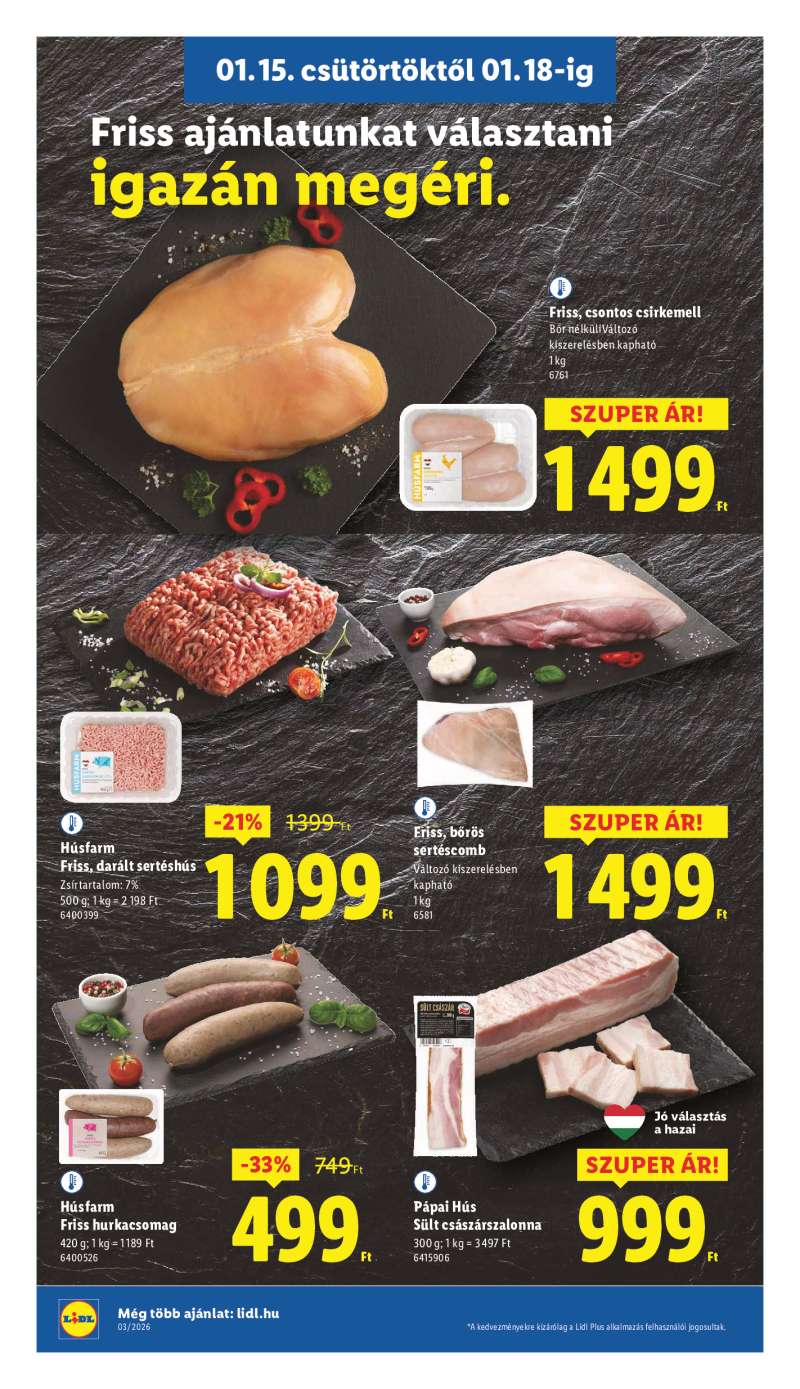 Lidl Érvényes 01.15-től 6 oldal