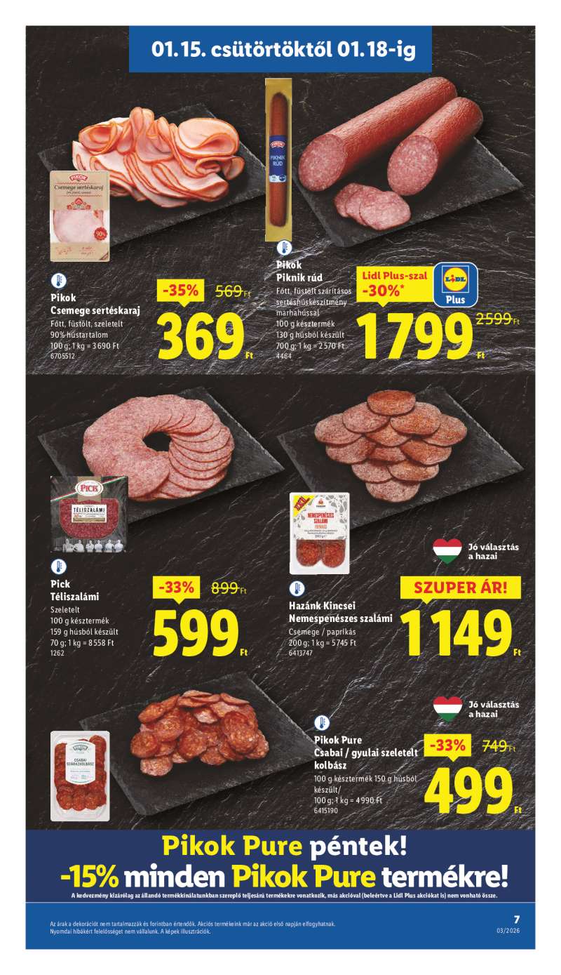 Lidl Érvényes 01.15-től 7 oldal