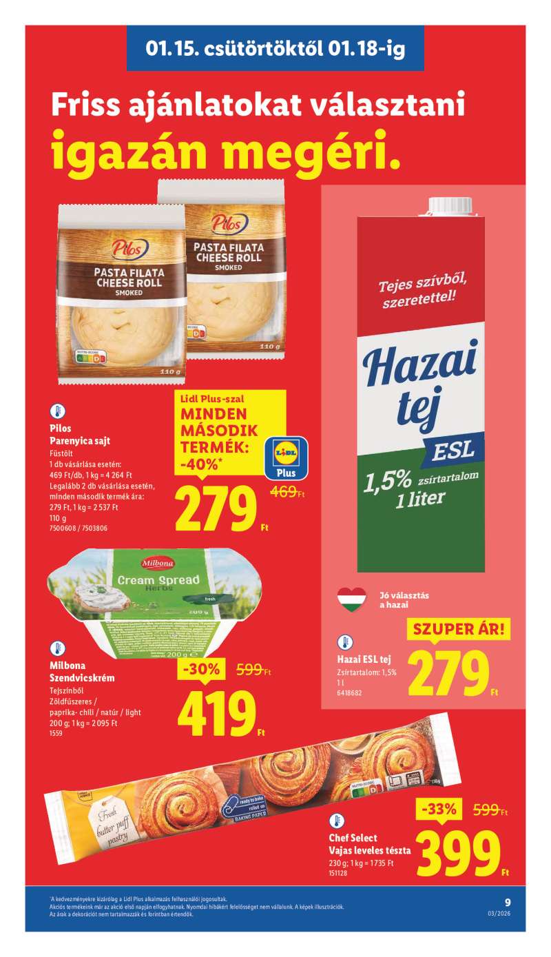 Lidl Érvényes 01.15-től 9 oldal