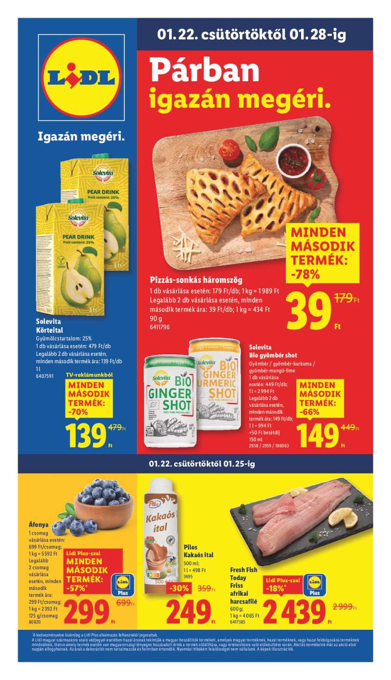 Lidl Érvényes 01.22-től 1 oldal