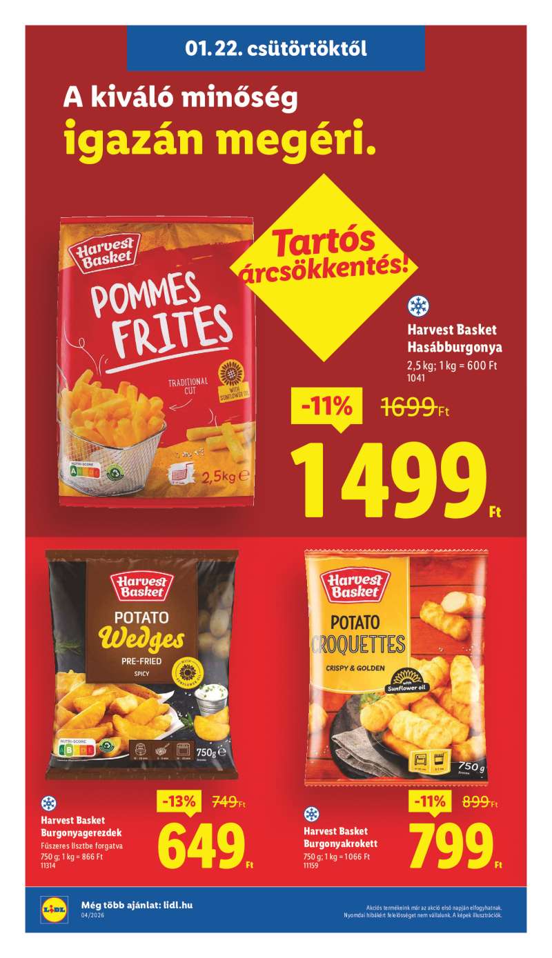 Lidl Érvényes 01.22-től 10 oldal