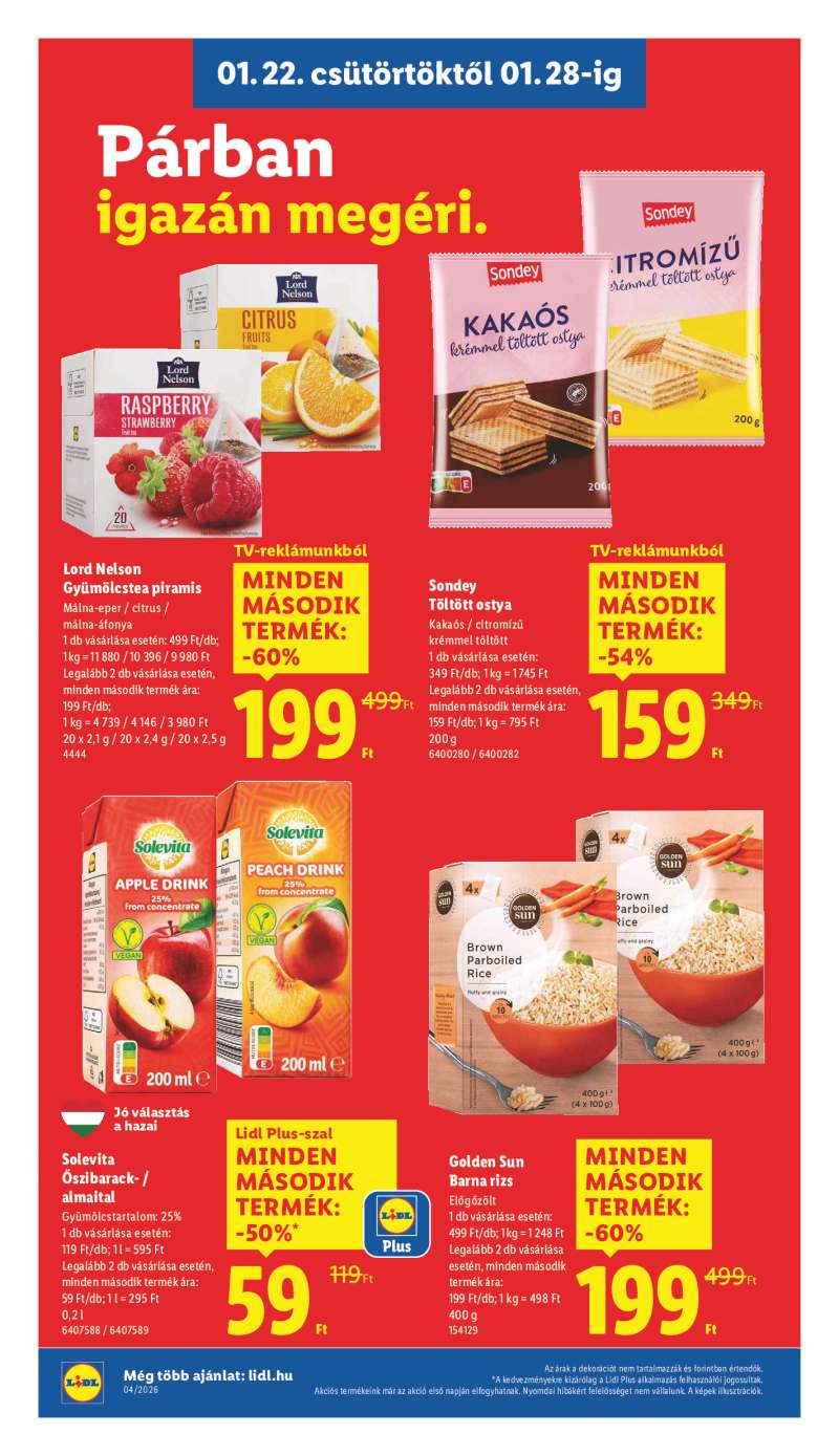 Lidl Érvényes 01.22-től 12 oldal