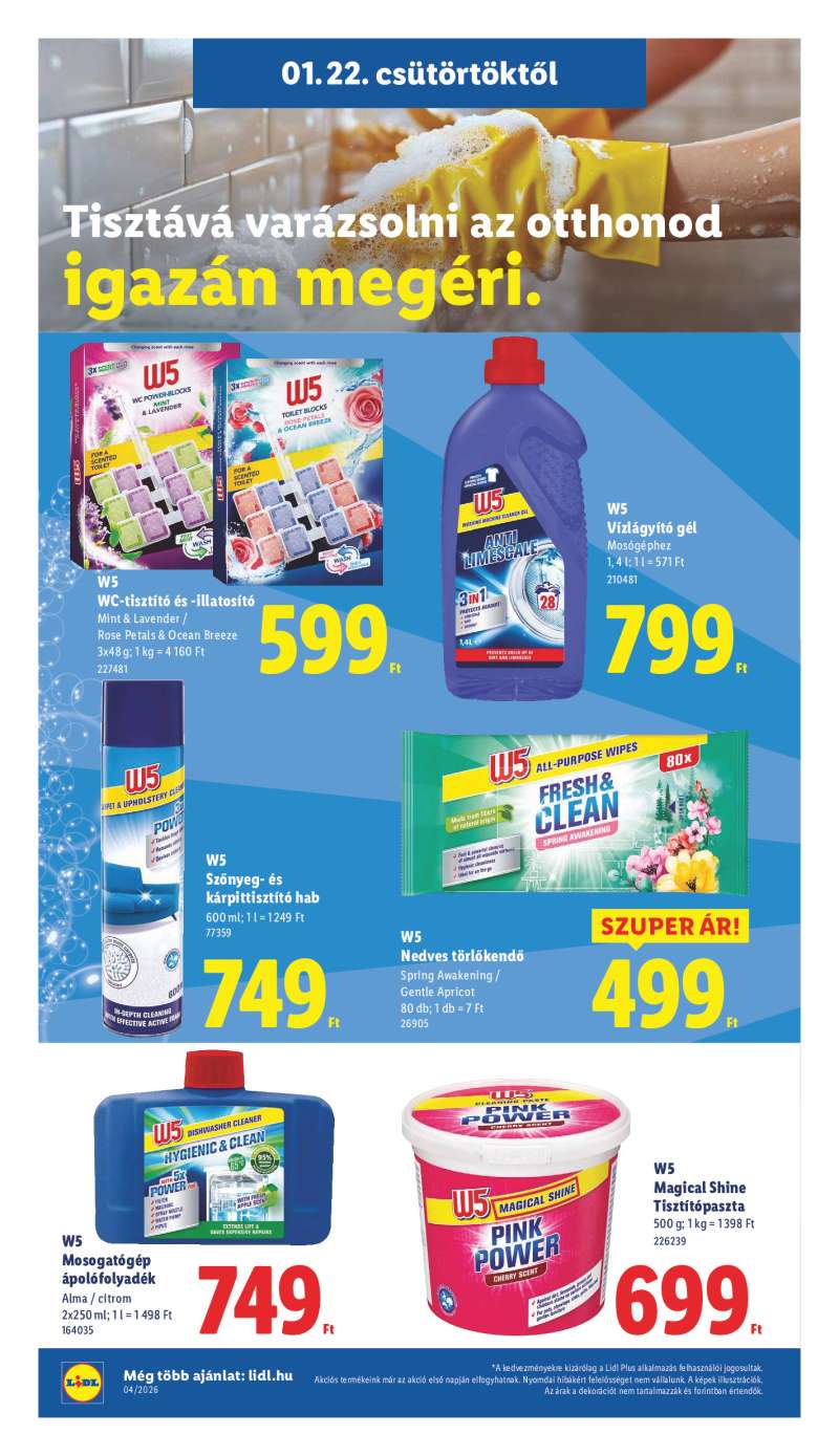 Lidl Érvényes 01.22-től 18 oldal