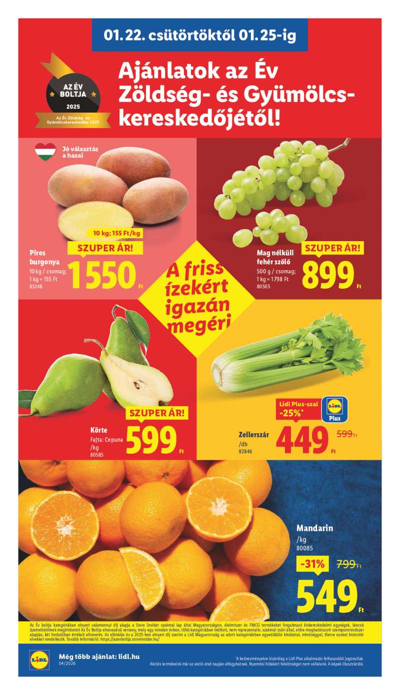 Lidl Érvényes 01.22-től 2 oldal