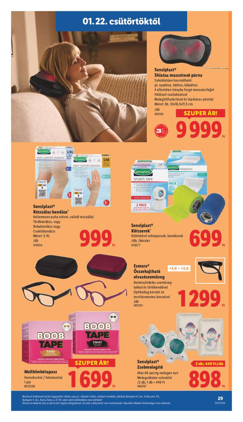 Lidl Érvényes 01.22-től 29 oldal