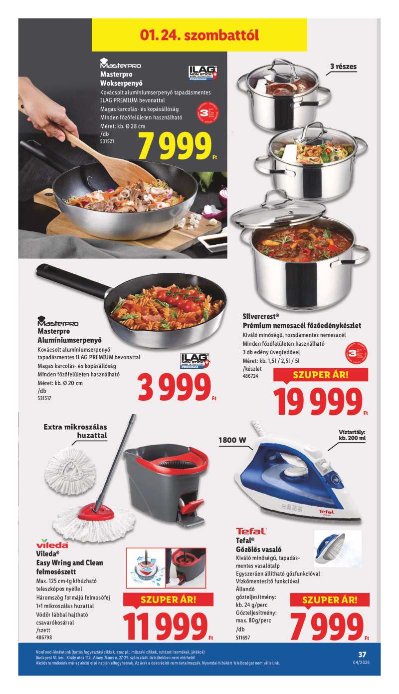 Lidl Érvényes 01.22-től 37 oldal