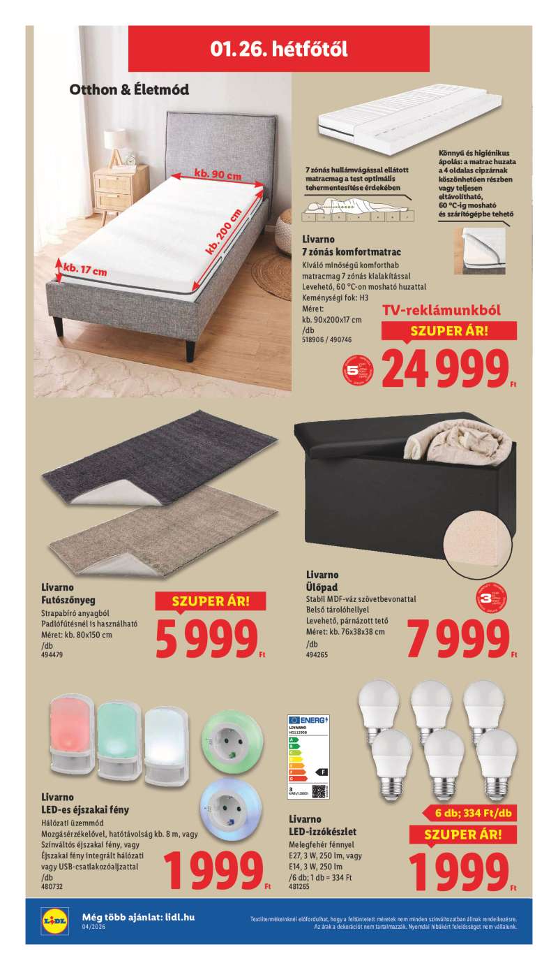 Lidl Érvényes 01.22-től 40 oldal