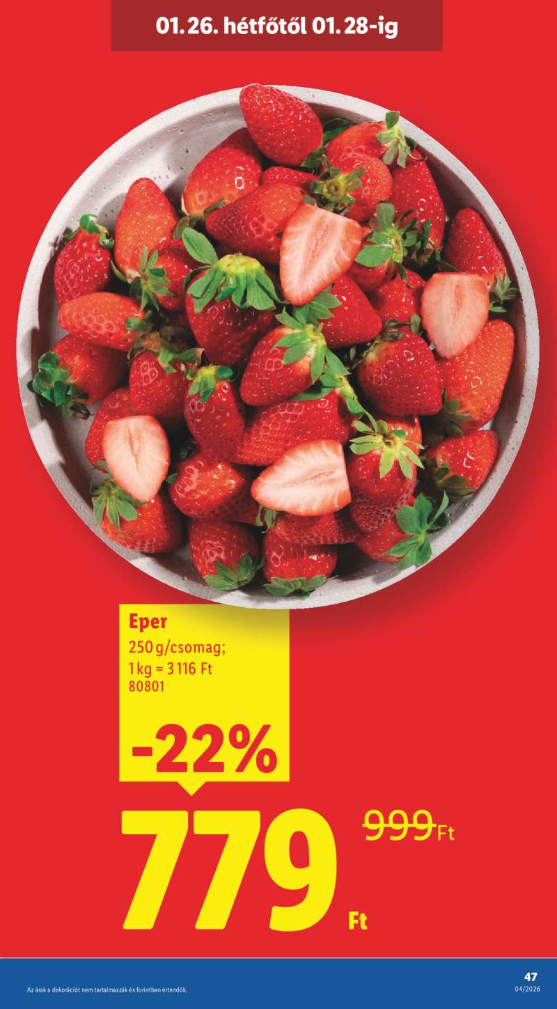Lidl Érvényes 01.22-től 47 oldal