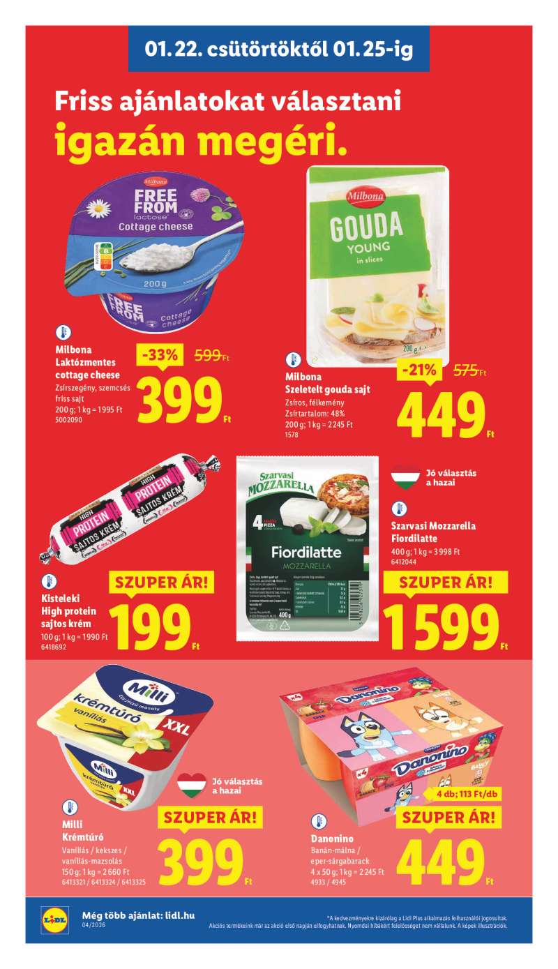 Lidl Érvényes 01.22-től 6 oldal