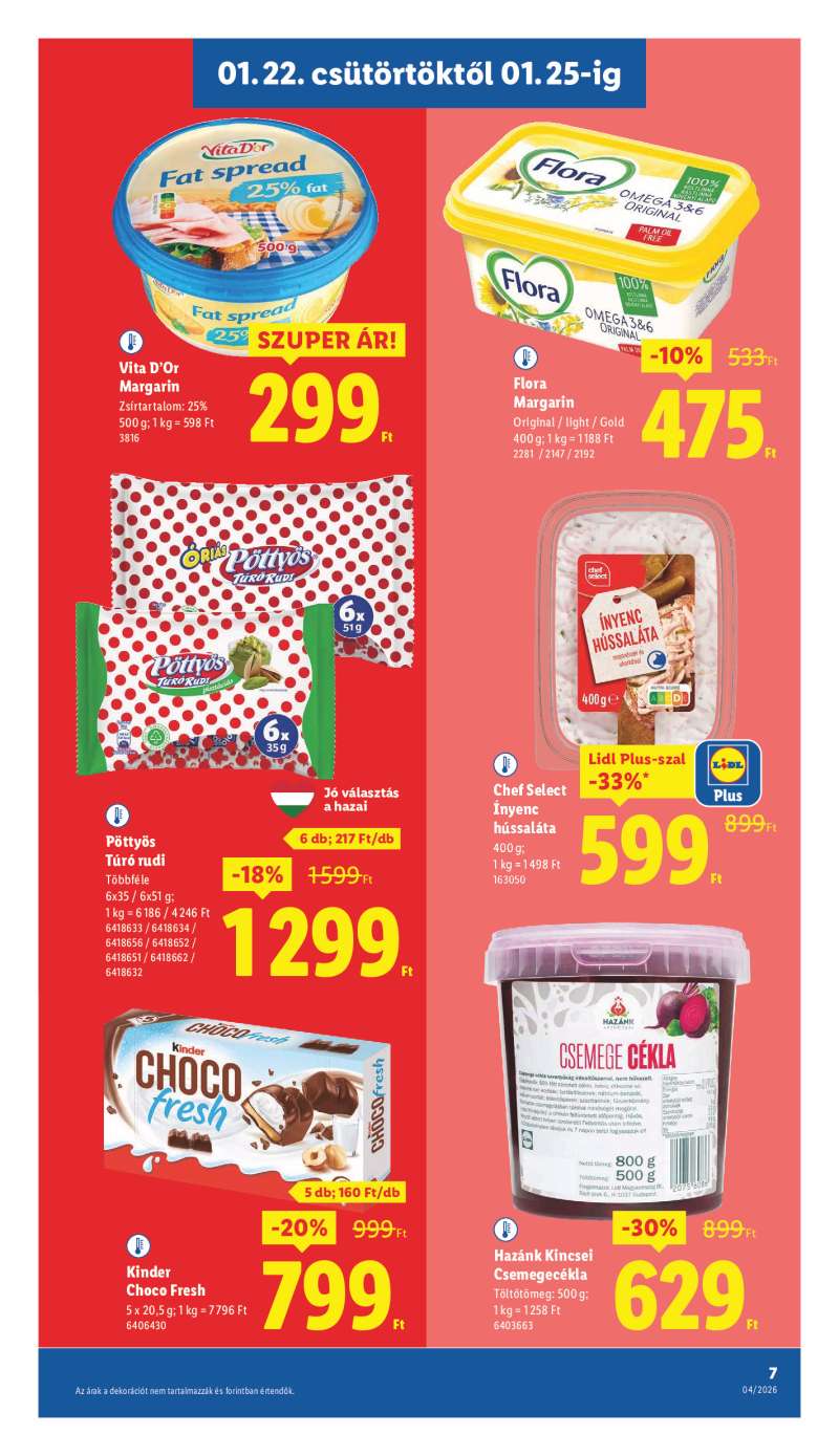 Lidl Érvényes 01.22-től 7 oldal