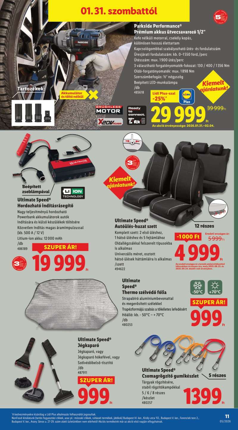 Lidl Akciós Újság NonFood 11 oldal