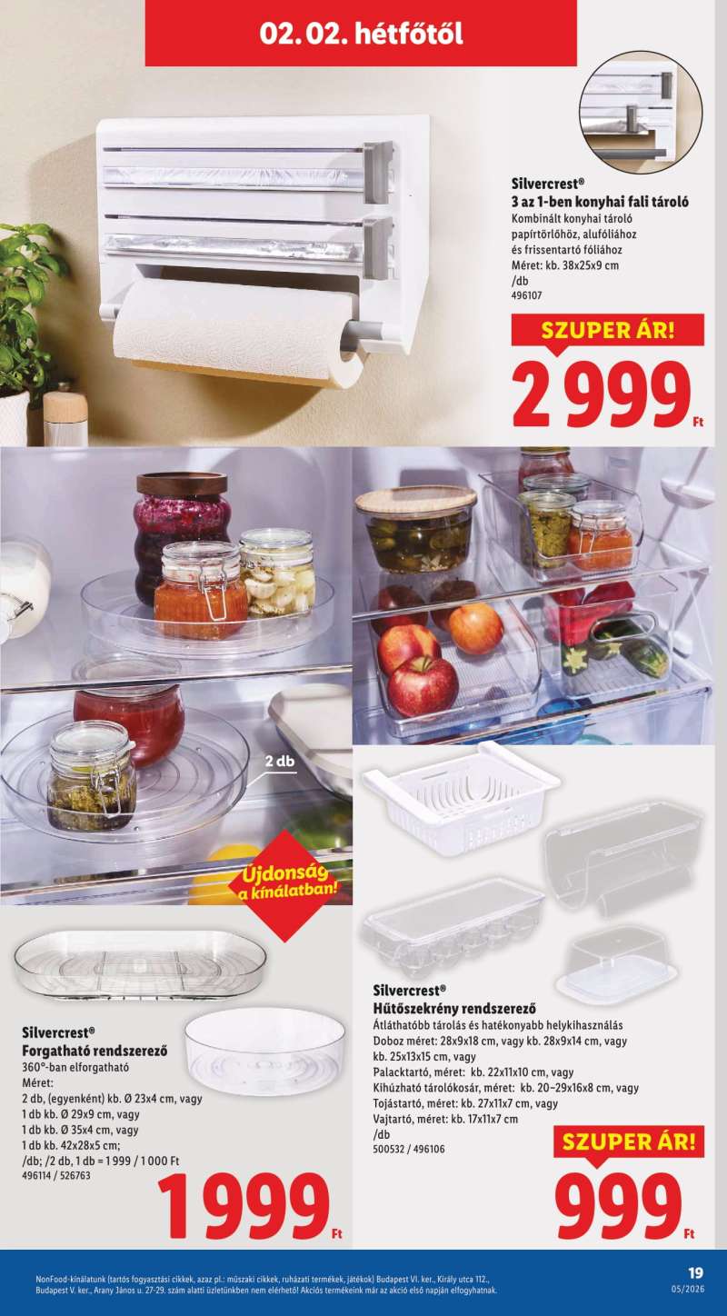 Lidl Akciós Újság NonFood 19 oldal