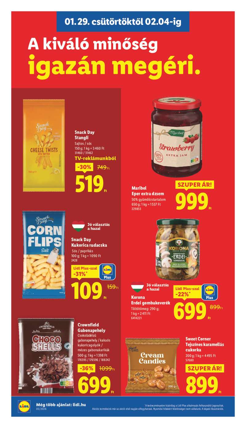 Lidl Érvényes 01.29-től 10 oldal