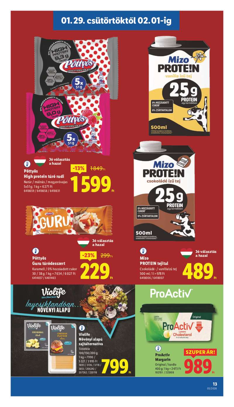Lidl Érvényes 01.29-től 13 oldal
