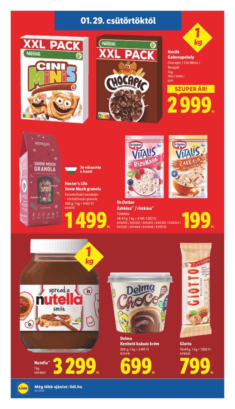 Lidl Érvényes 01.29-től 14 oldal