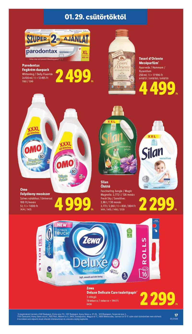 Lidl Érvényes 01.29-től 17 oldal