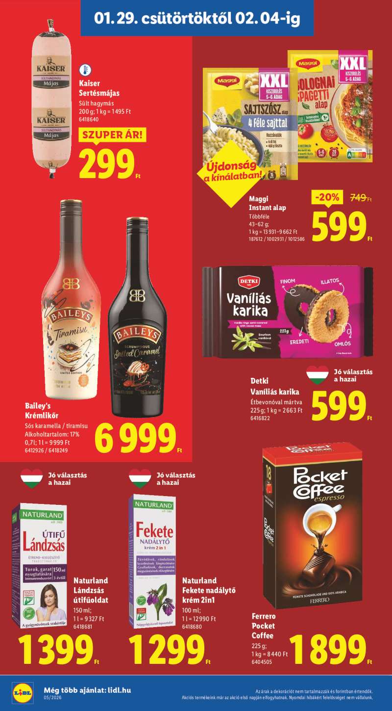 Lidl Érvényes 01.29-től 18 oldal