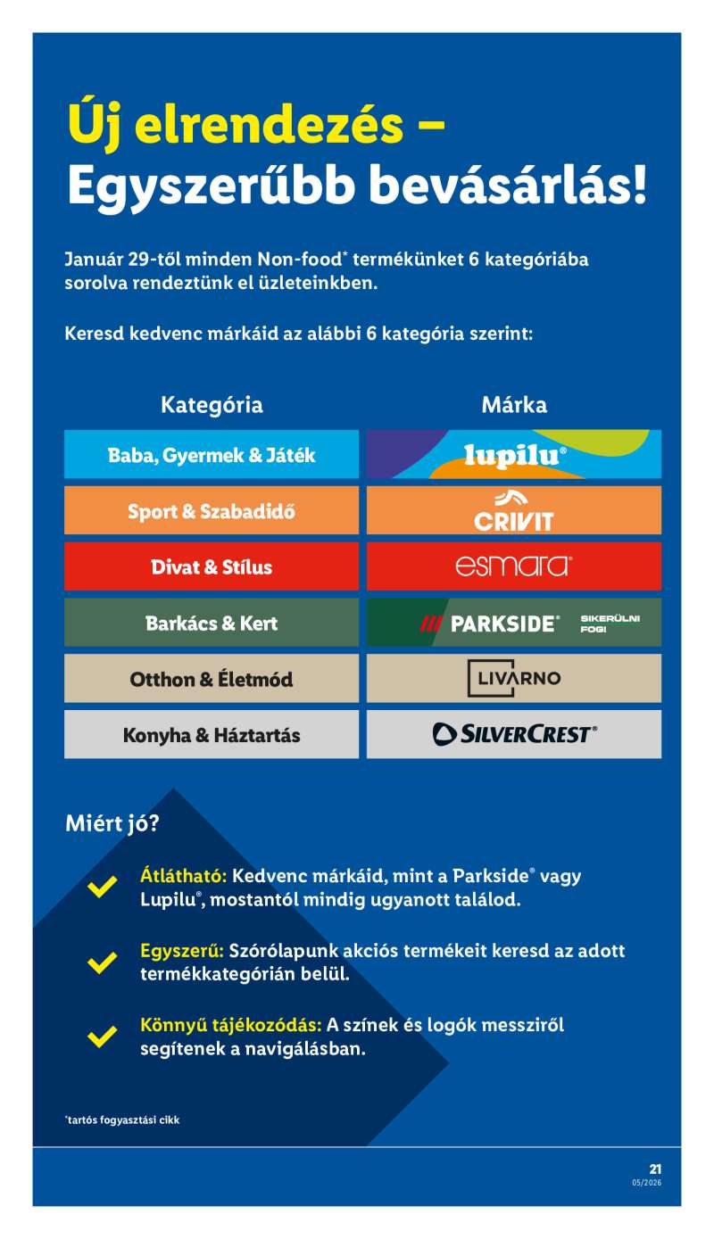 Lidl Érvényes 01.29-től 21 oldal