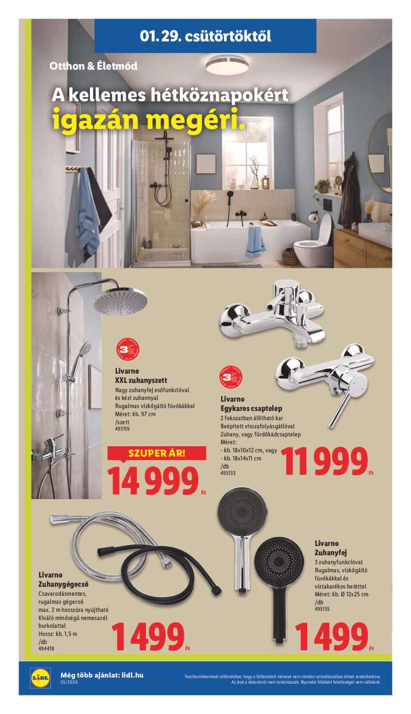 Lidl Érvényes 01.29-től 26 oldal