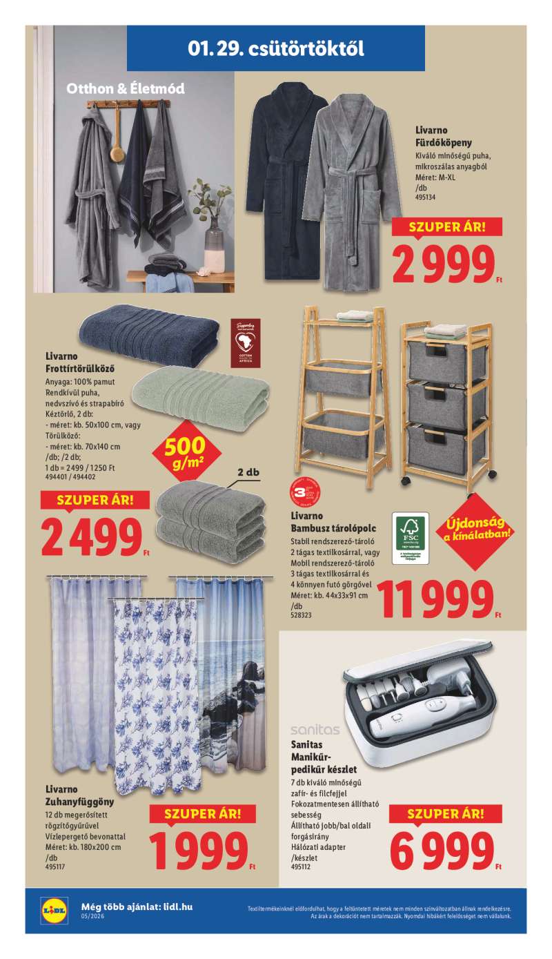 Lidl Érvényes 01.29-től 28 oldal