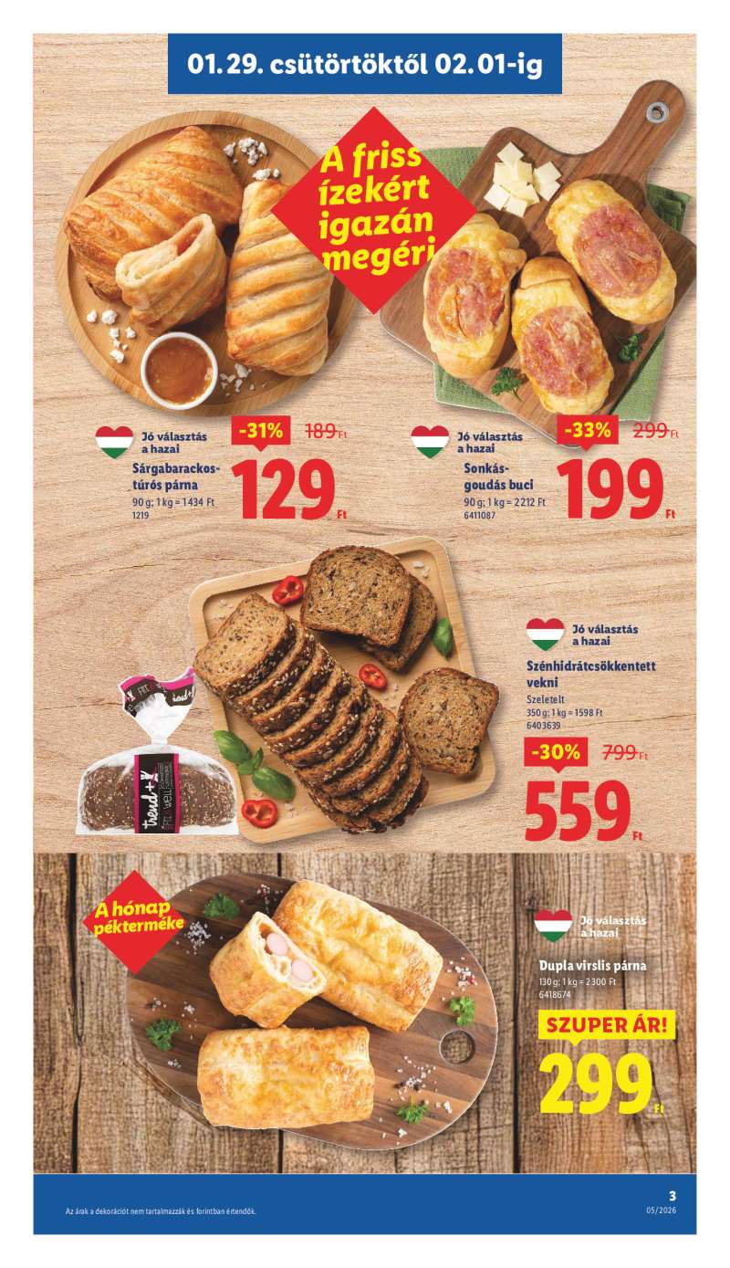 Lidl Érvényes 01.29-től 3 oldal