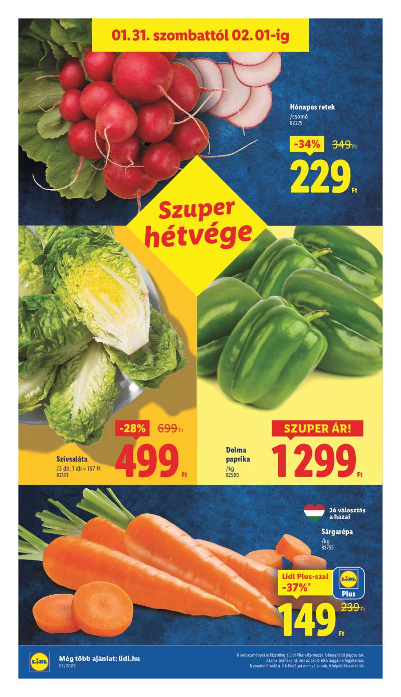 Lidl Érvényes 01.29-től 32 oldal