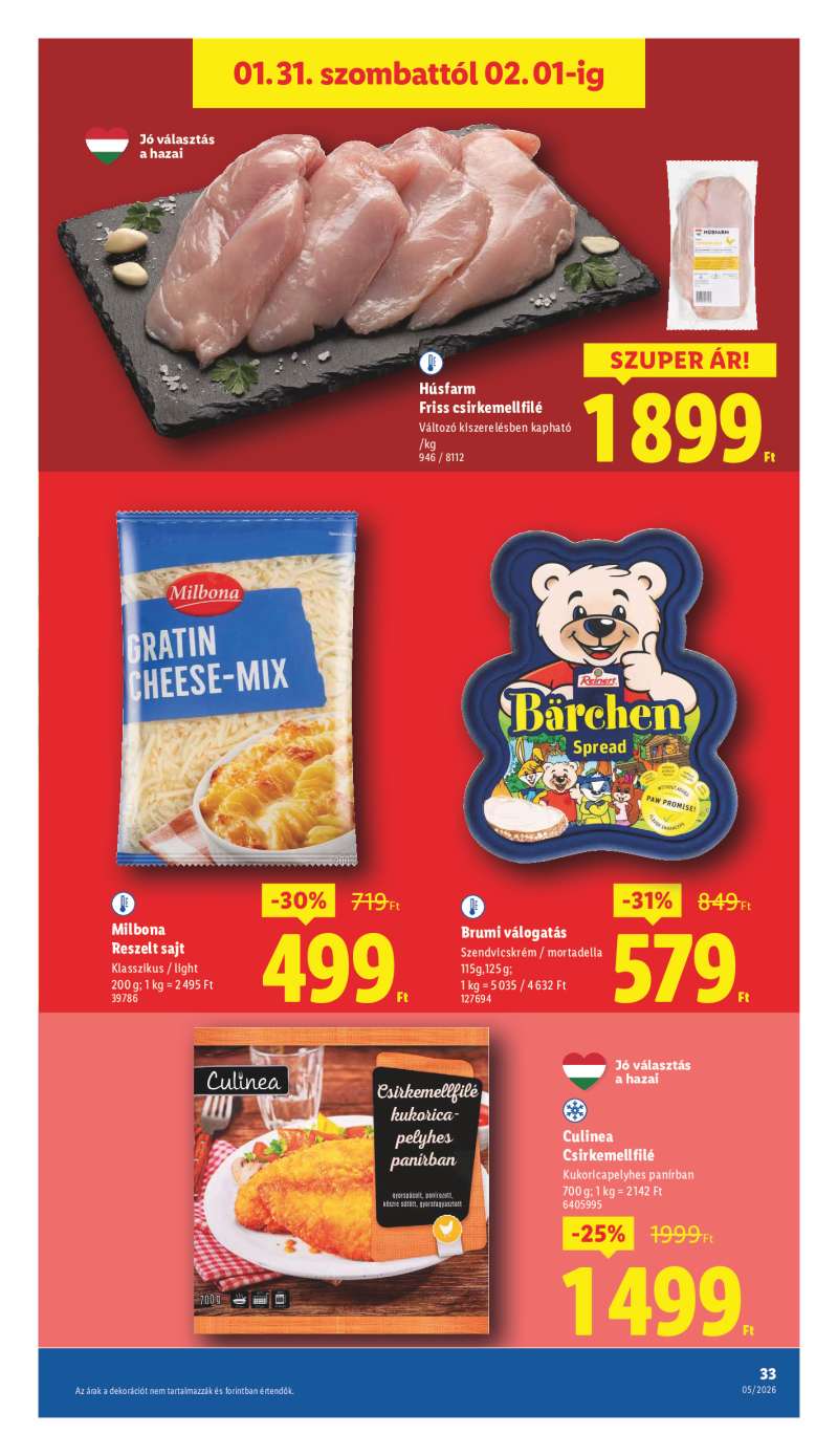 Lidl Érvényes 01.29-től 33 oldal