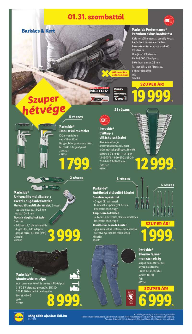 Lidl Érvényes 01.29-től 34 oldal