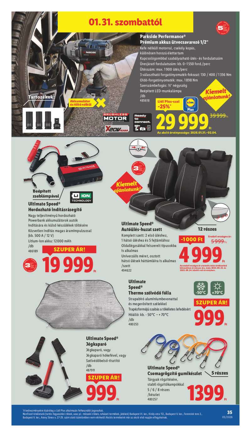 Lidl Érvényes 01.29-től 35 oldal