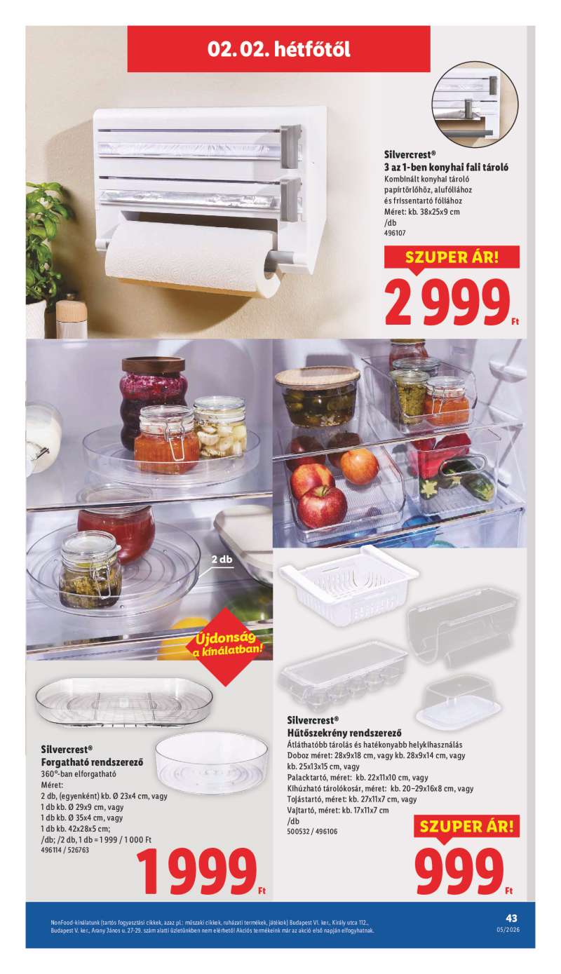 Lidl Érvényes 01.29-től 43 oldal