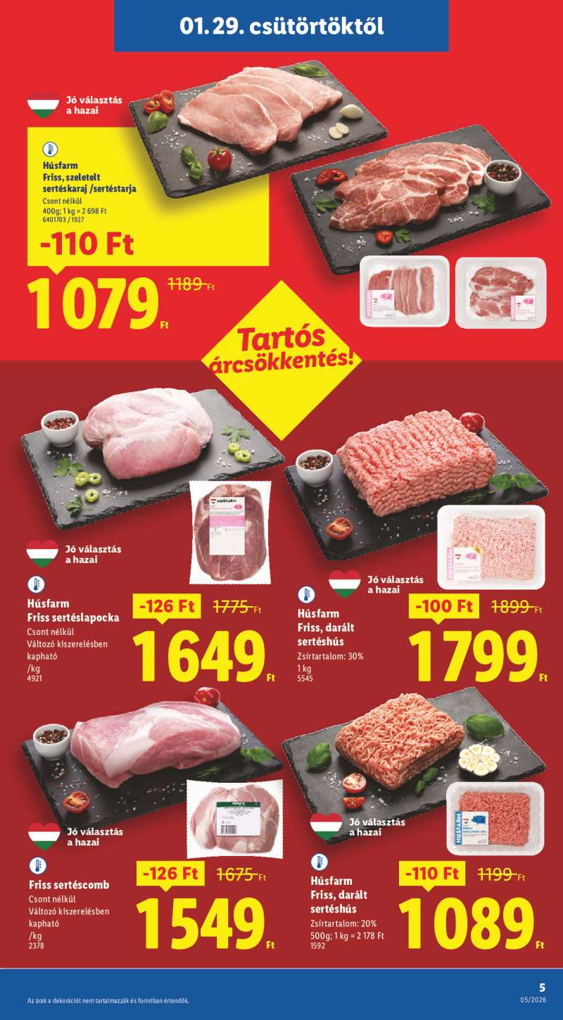 Lidl Érvényes 01.29-től 5 oldal