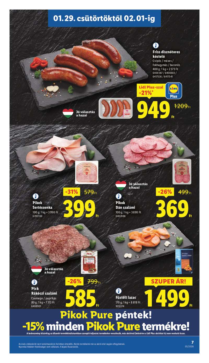 Lidl Érvényes 01.29-től 7 oldal
