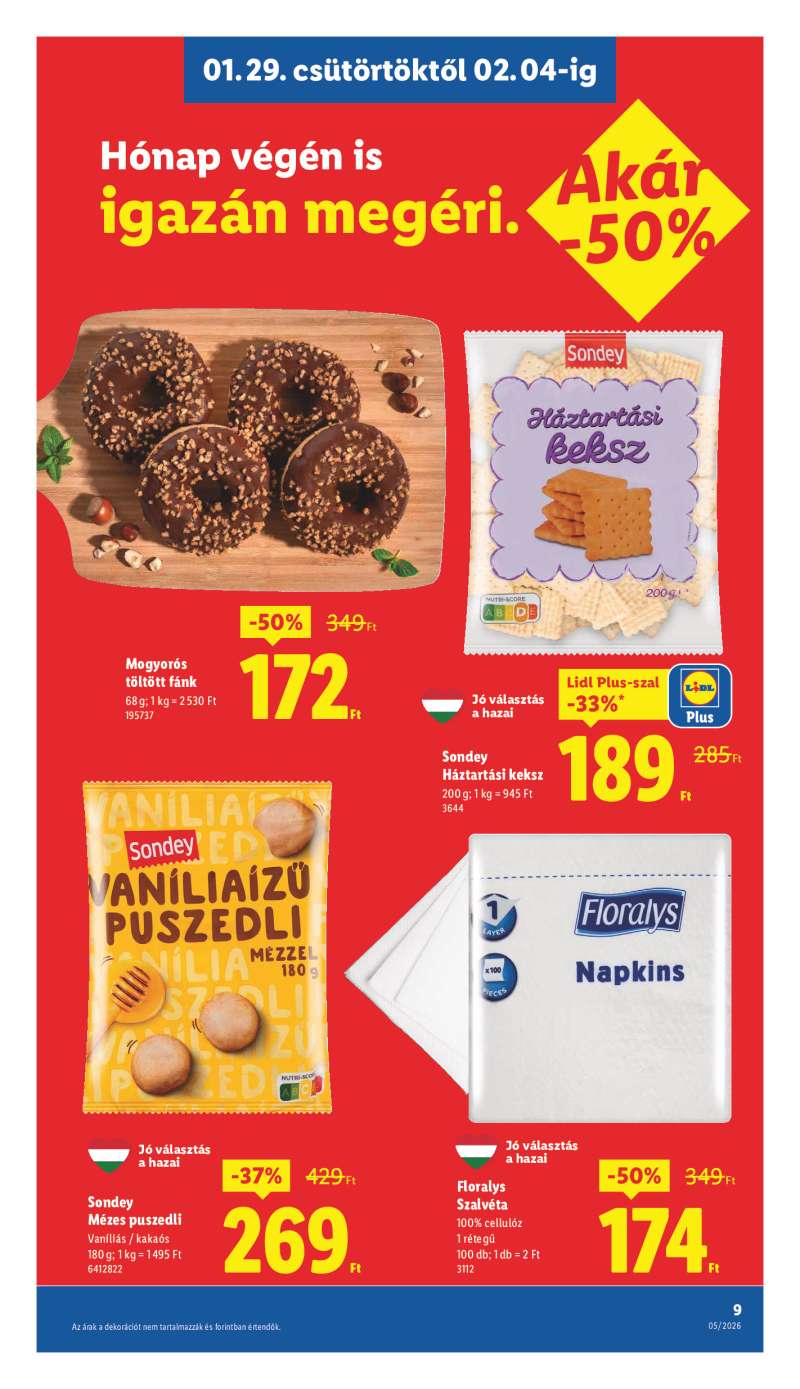 Lidl Érvényes 01.29-től 9 oldal