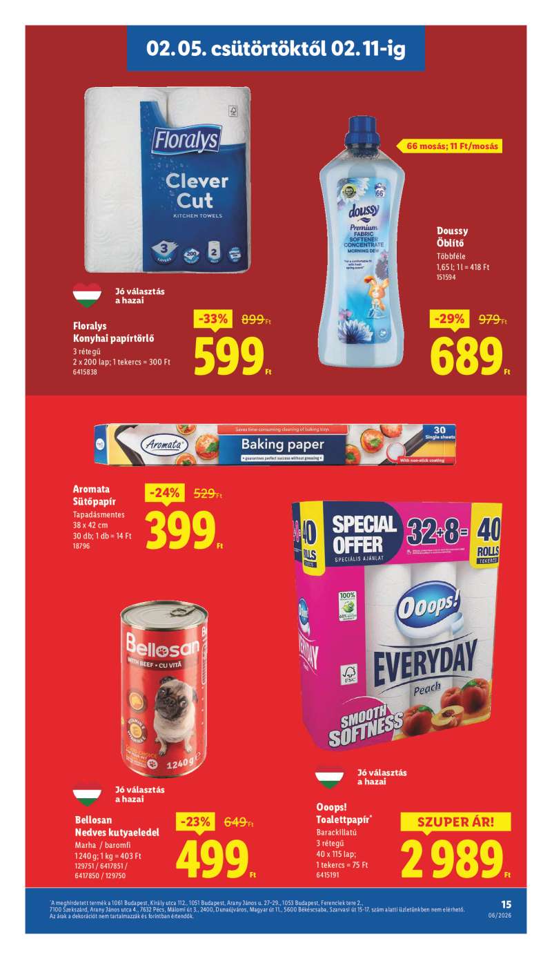 Lidl Érvényes 02.05-től 15 oldal