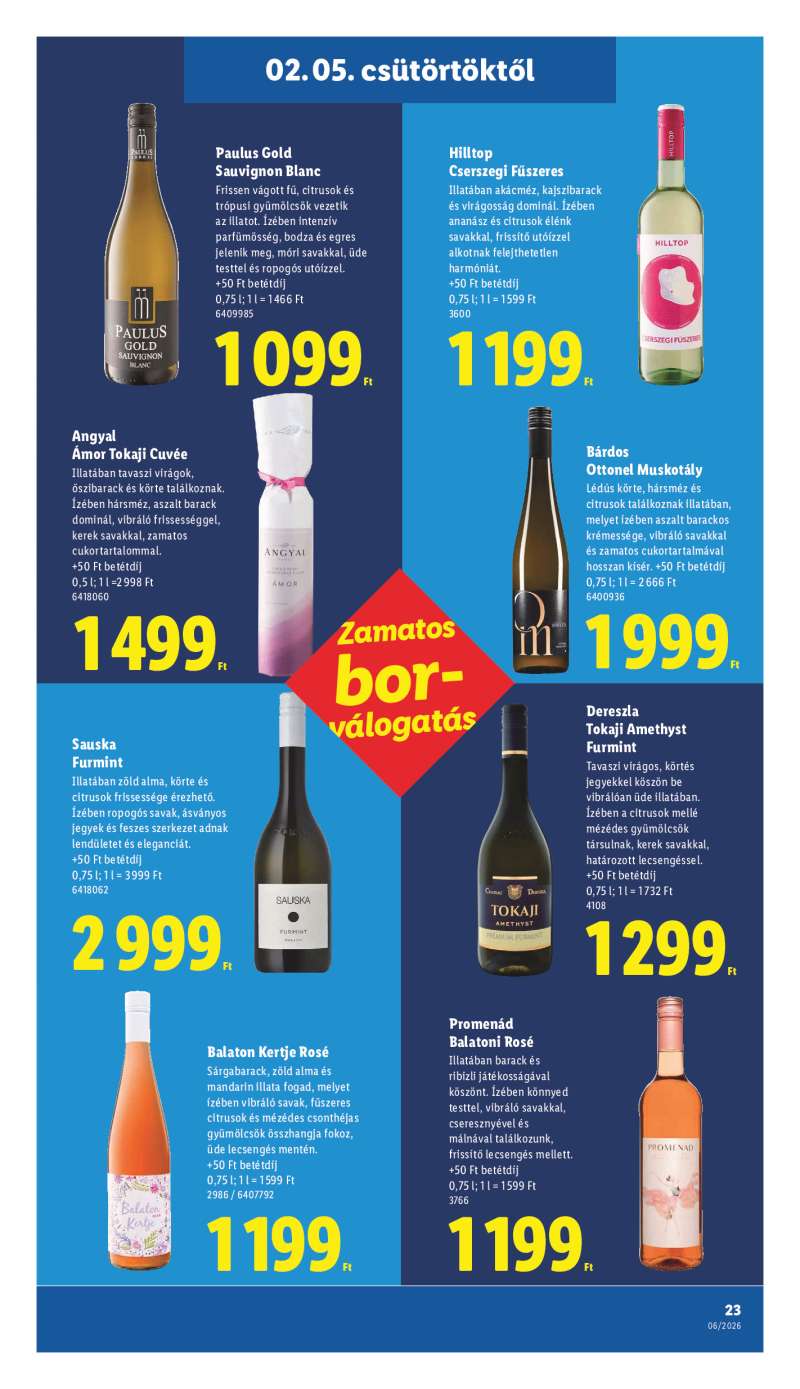 Lidl Érvényes 02.05-től 23 oldal