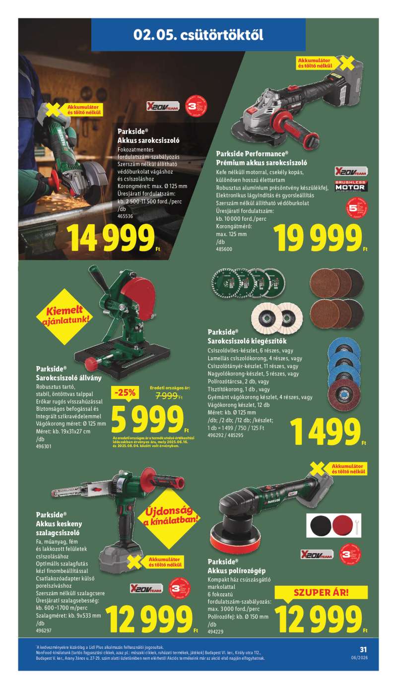 Lidl Érvényes 02.05-től 31 oldal